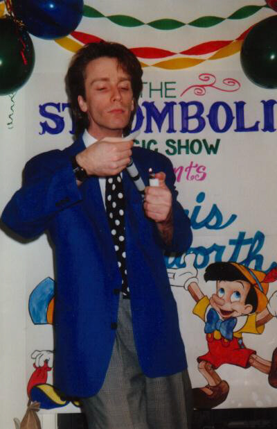 Ottawa Birthday Party Magician, Chris Pilsworth in his earlier days.
