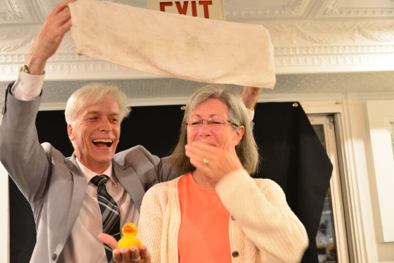 Chris Pilsworth creates amazement and laughter during his cruise ship shows.