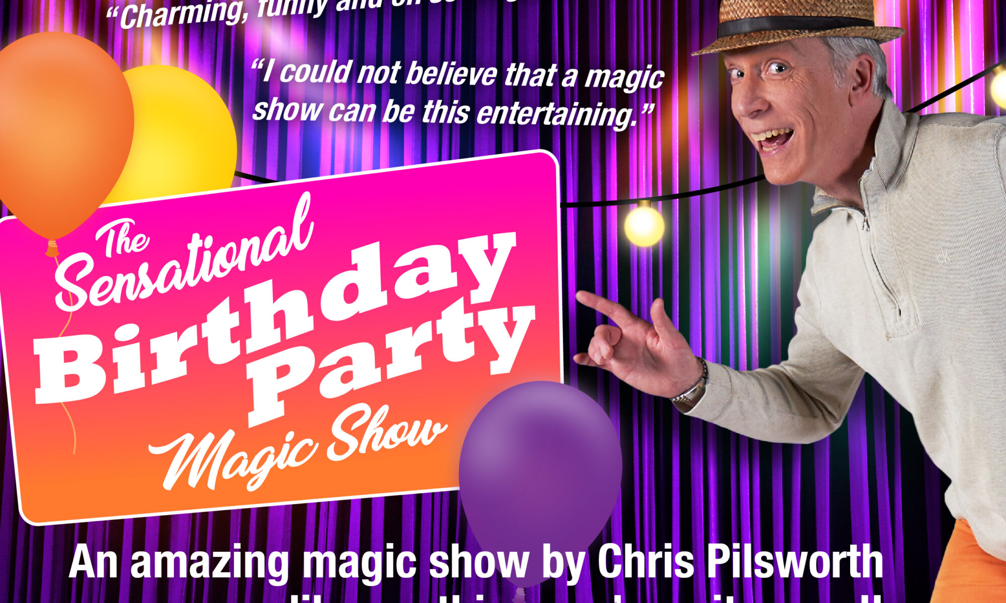 Ottawa Birthday Party Magician, Chris Pilsworth