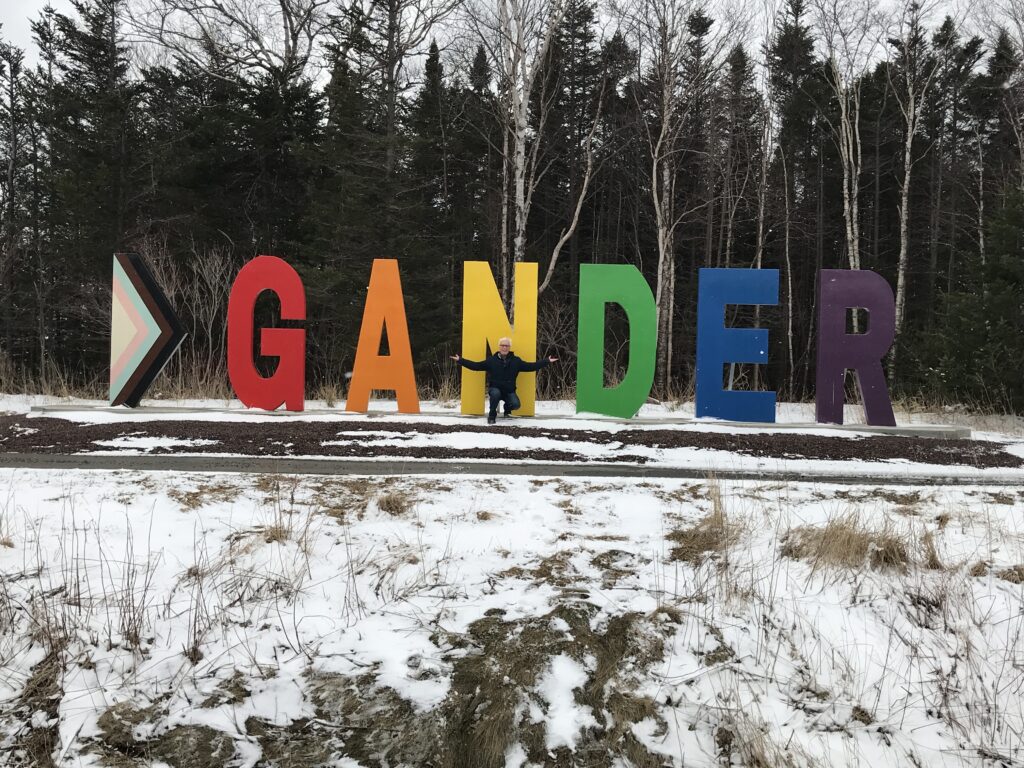 Tourist shot in Gander.