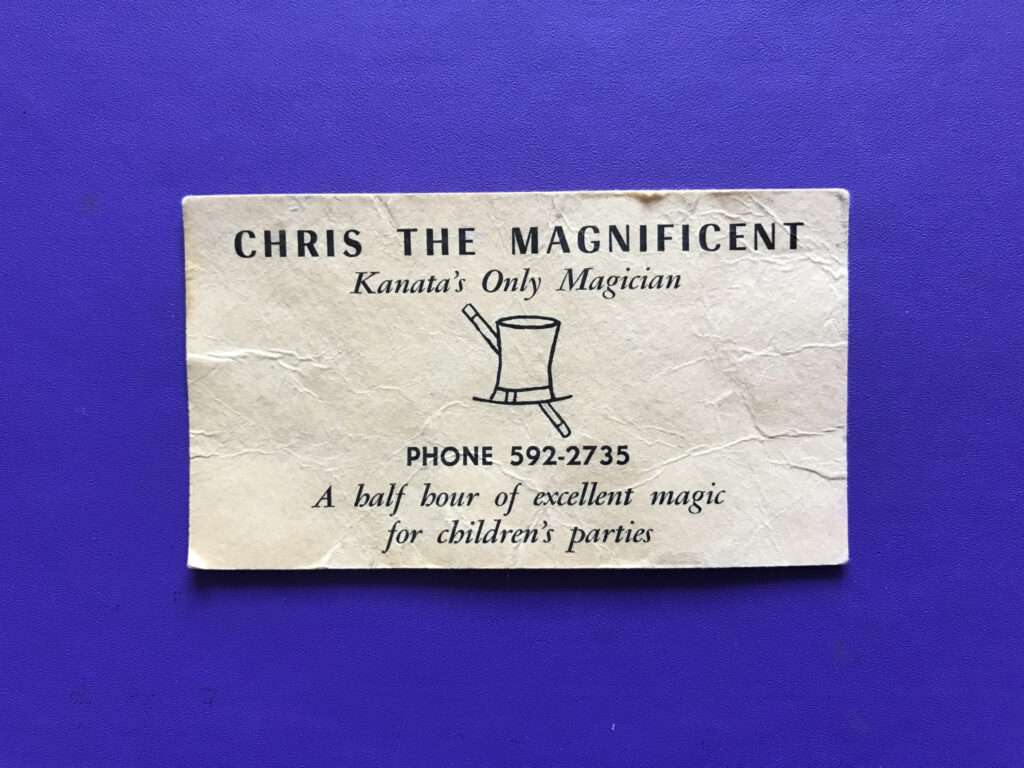 Chris Pilsworth's Business Card #1