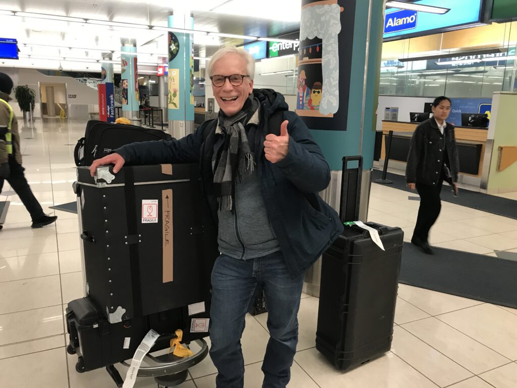 St. John's arrival.